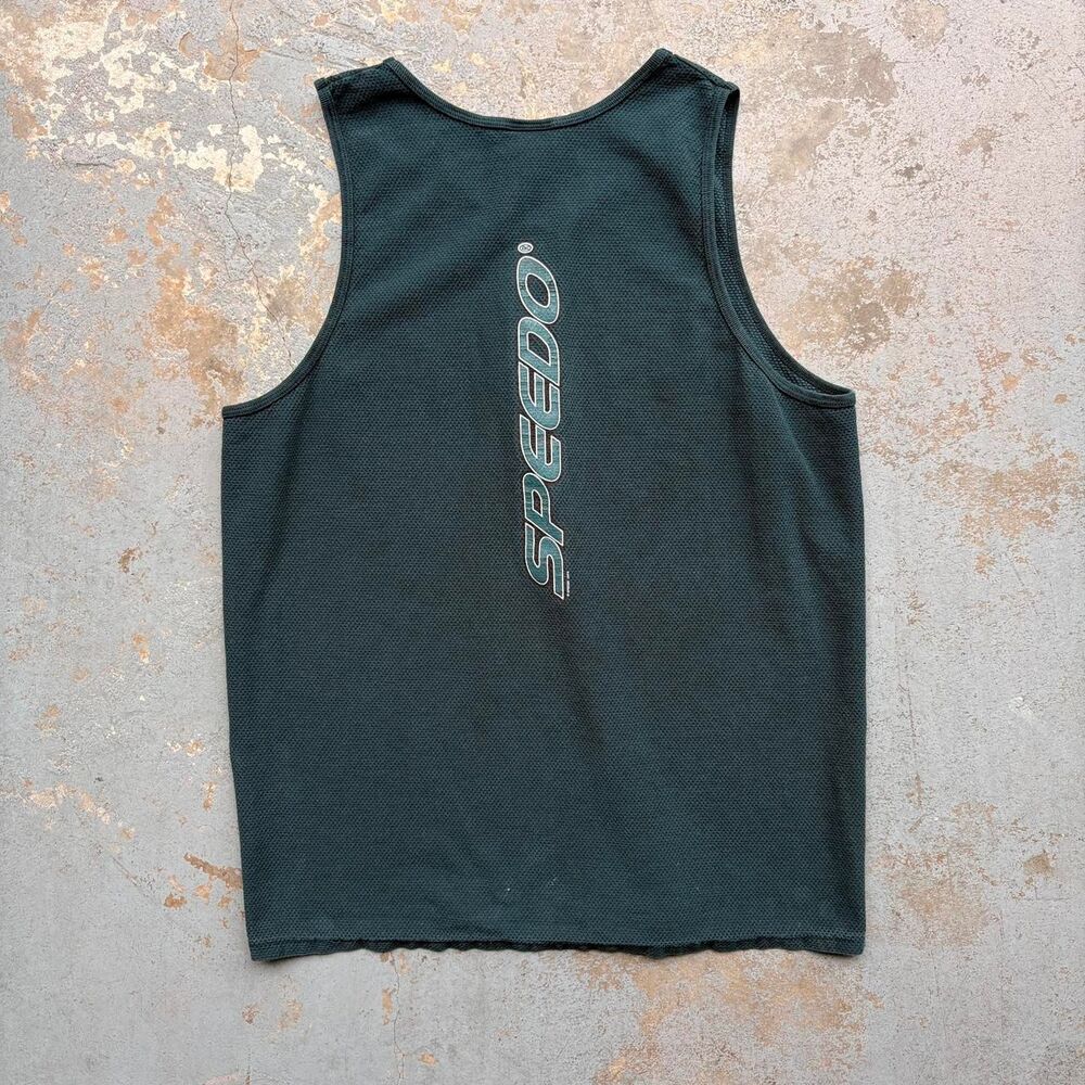 Vintage Y2K Speedo Waffle Knit Tank Top
